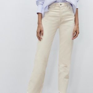 Zara Straight Ankle Length Jean